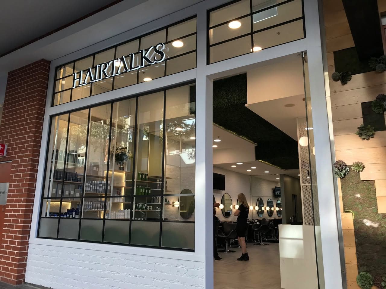 Hair Talks Rouse Hill salon exterior, Shop 130 Market Lane
