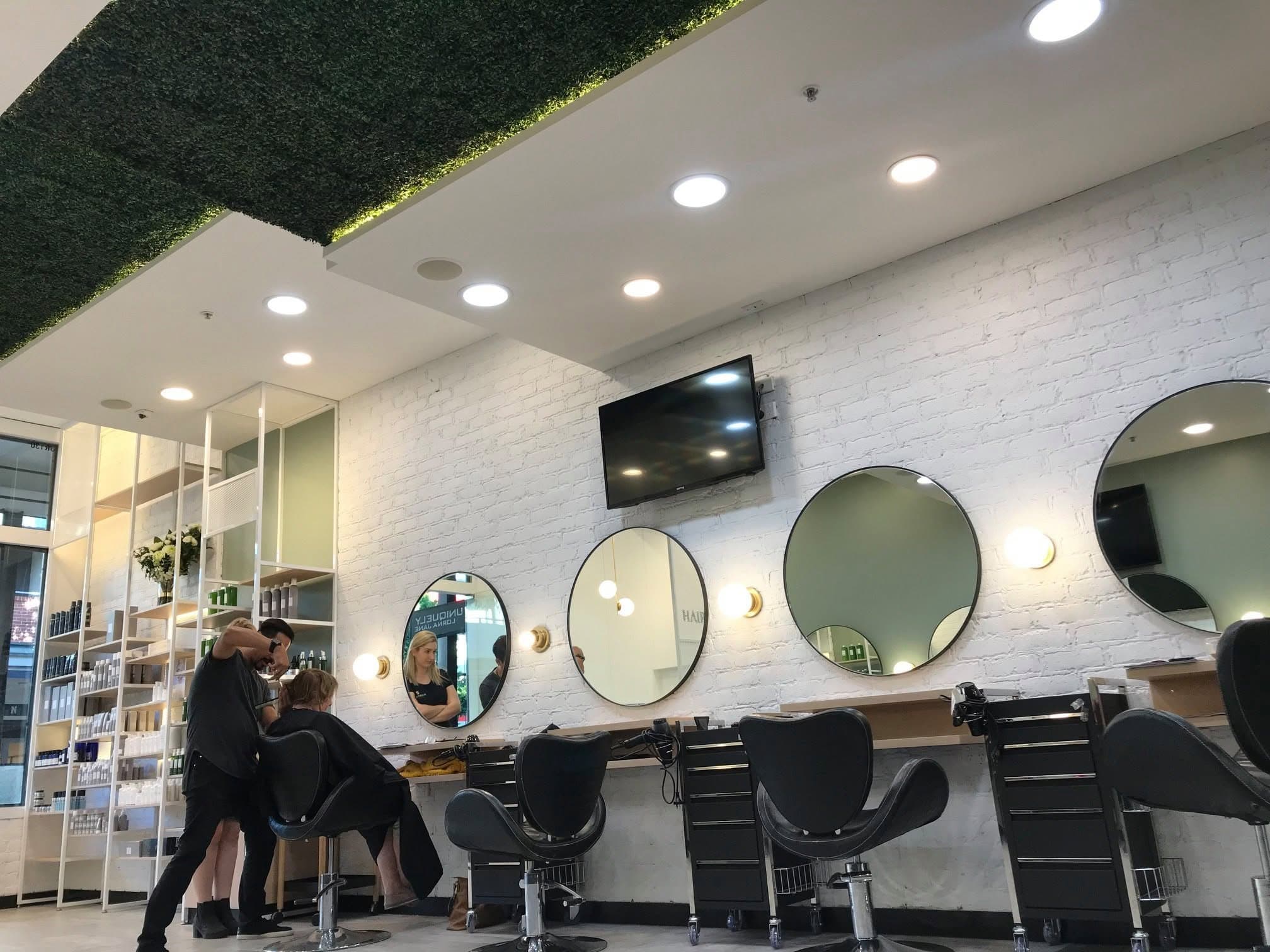 Hair Talks Rouse Hill salon interior, styling stations
