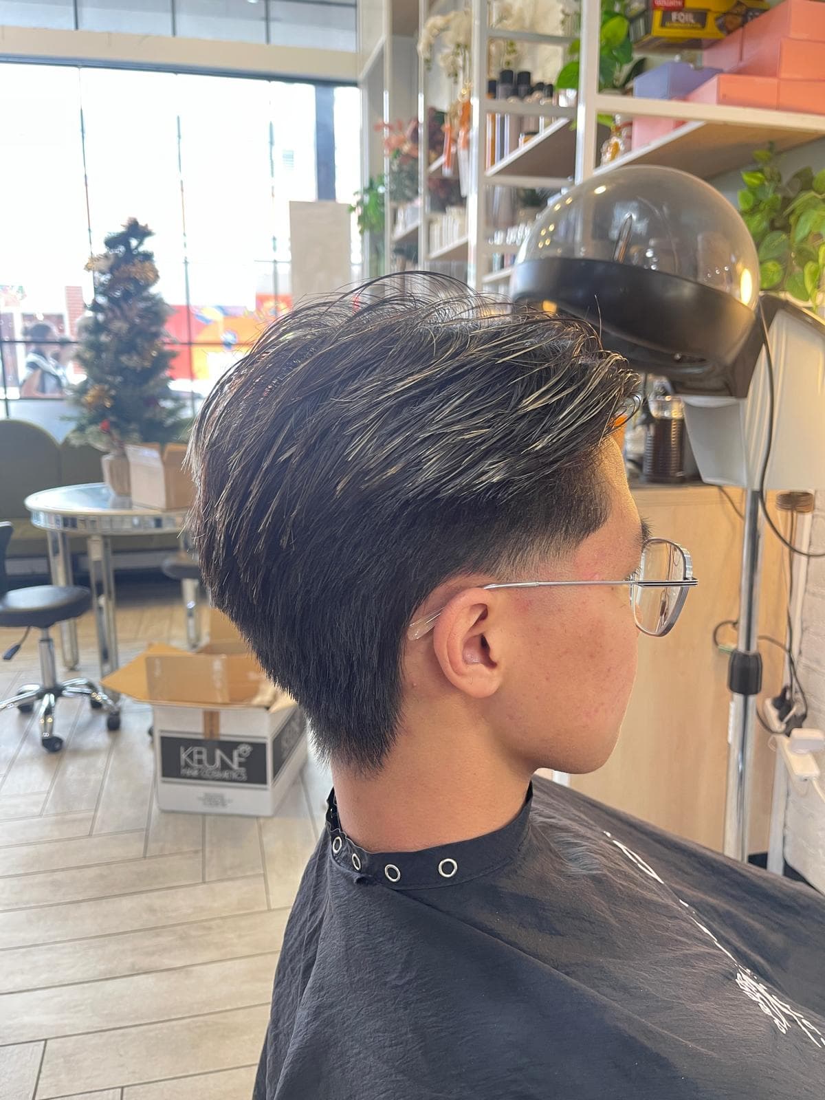 Men's fade cut by Ryan at Hair Talks Rouse Hill